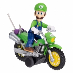 Super Mario Galaxy: la película Figura con Motocicleta de Retroceso Luigi 6 cm