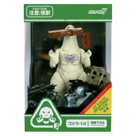 Godzilla Toho Figura ReAction Minus One (Train Biter - Glow) 15 cm