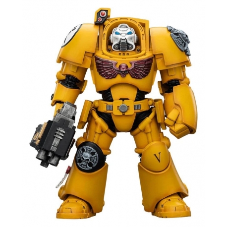 Warhammer 40,000 Figura Imperial Fists Terminator 2 with Power Fist and Storm Bolter 14 cm