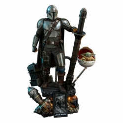 Star Wars The Mandalorian Pack de 2 Figuras 1/4 The Mandalorian & The Child Deluxe 46 cm