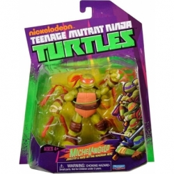 Teenage Mutant Ninja Turtles World of TMNT Figura Michelangelo 11 cm