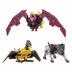 Transformers MPG Pack de 3 Figuras MPG-22 Jaguar & Buzzsaw & Ratbat