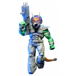 Tortugas Ninja (Mirage Comics) Figura Shock Commando Triceraton 18 cm