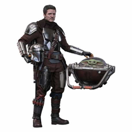 Star Wars: The Mandalorian & Grogu Movie Masterpiece Figura 1/6 The Mandalorian and Grogu (Deluxe Version) 31 cm