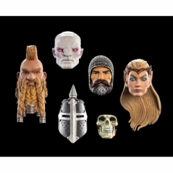 Mythic Legions Pack de 5 Accesorios para Figuras Heads