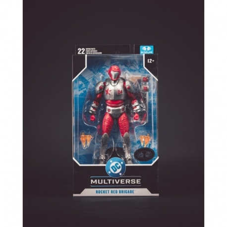 Justice League: Generation Lost DC Multiverse Figura Rocket Red Brigade (Platinum Edition) 18 cm