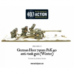 German Heer 75mm PaK 40 AT Gun (Winter)