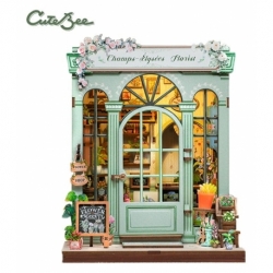 Maqueta Model Kit Miniature House Champs-Élysées Florist 18 x 16 cm