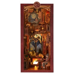 Maqueta Book Nook Flame Common Room 23 x 11 cm