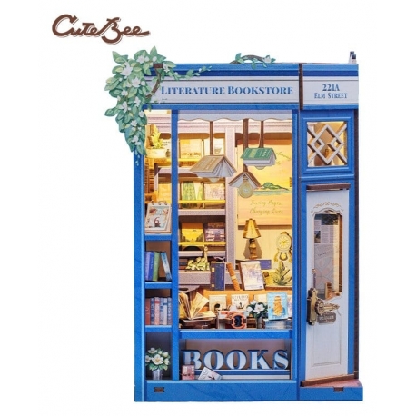 Maqueta Book Nook Literature Bookstore 17 x 12 cm