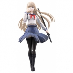 Sousai Shojo Teien Maqueta Plastic Model Kit 1/10 Kuon Yakushiji Maria Kagaribi Damage Ver. School Girl Emulation 16 cm