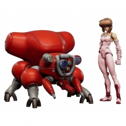 Ghost in the Shell Maqueta Plastic Model Kit PLAMAX minimum factory Motoko Kusanagi con Fuchikoma 8 cm