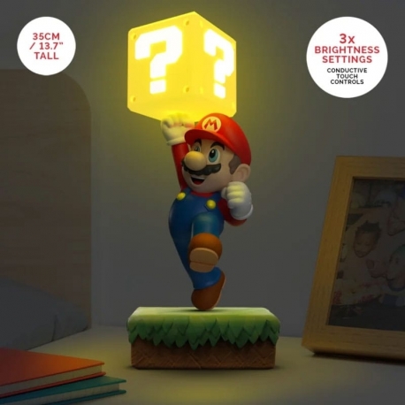 Super Mario Lámpara Diorama Mario