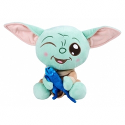 Star Wars Mandalorian Plush Figure Grogu with Lizard 25 cm