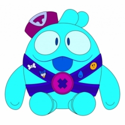 Brawl Stars Plush Figure Squeak 22 cm