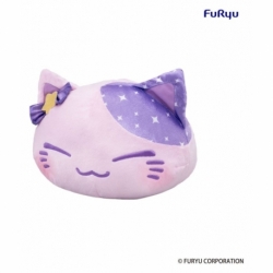 Nemuneko Cat Peluche Big Plush Purple 35 cm