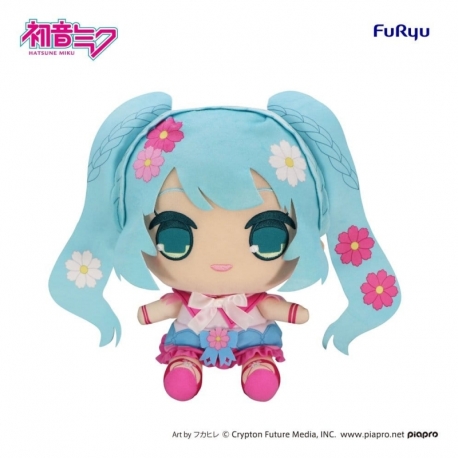Hatsune Miku Kyurumaru Big Peluche Cosmos 27 cm