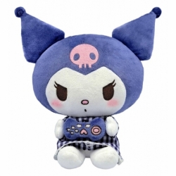 Sanrio Plush Figure Kuromi Pyjama Style M 22 cm