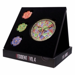 Resident Evil 4 Réplica Church Puzzle Medallion Set