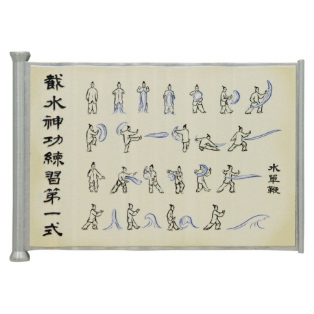Avatar: la leyenda de Aang Réplica Waterbending Scroll