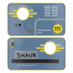 Fallout Réplica Security Keycard Vault 111 Limited Edition 11 cm