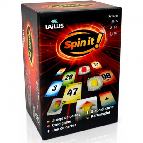 Spin It is a card game where each turn can completely change the course of the game