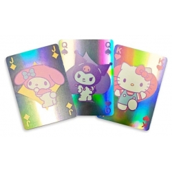 Sanrio Playing Cards Hello Kitty & Friends Cupcake (French)-suited Deck Holographic