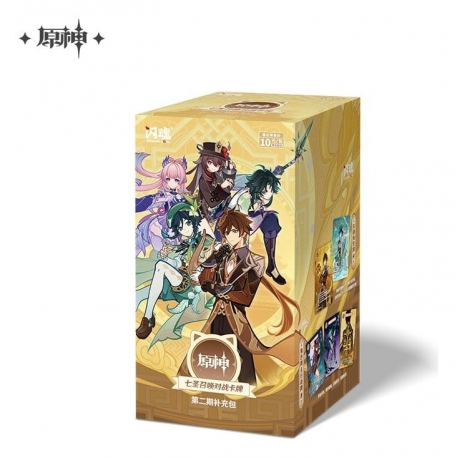 Genshin Impact Juego de Cartas Coleccionables Series 2 Blind Box Expositor (18) (Chino)