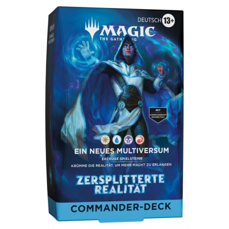 Magic the Gathering Zersplitterte Realität Mazo de Commander Multiverse Reforged Assortment (4) (Alemán)