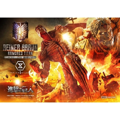 Ataque a los Titanes (TV animation) Ultimate Diorama Masterline Estatua Reiner Braun Armored Titan 75 cm