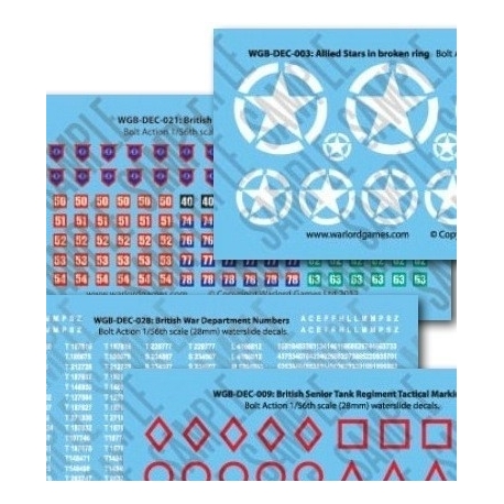 Bolt Action British Vehicle Decals