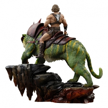 Masters of the Universe Estatua 1/10 Art Scale He-Man and Battle Cat 33 cm