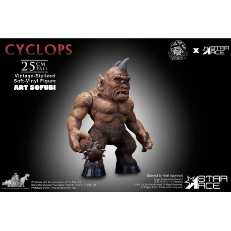 Ray Harryhausen Estatua Soft Vinyl Cyclops (Vintage-Style) 25 cm