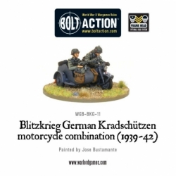 Blitzkrieg German Kradschutzen Motorcycle Combination (1939-42)