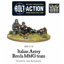 Italian Army Breda MMG Team