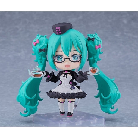 Character Vocal Series 01: Hatsune Miku Nendoroid Action Figure Hatsune Miku: Glasses x Café Ver. 10 cm