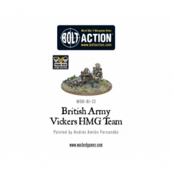 British Army Vickers HMG Team