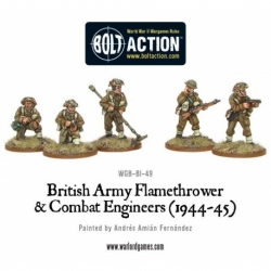 British Combat Engineers & Flamethrower Team