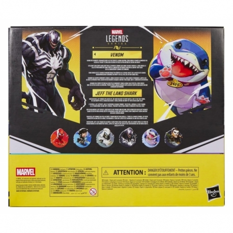 Marvel Rivals Marvel Legends Pack de 2 Figuras Venom & Jeff the Land Shark 15 cm