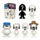 Peanuts ReAction Action Figures Snoopy's Siblings Wave 10 Blind Box 10 cm Display (12)