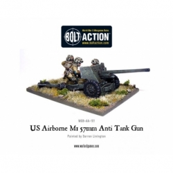 US Airborne 57mm AT Gun & Crew