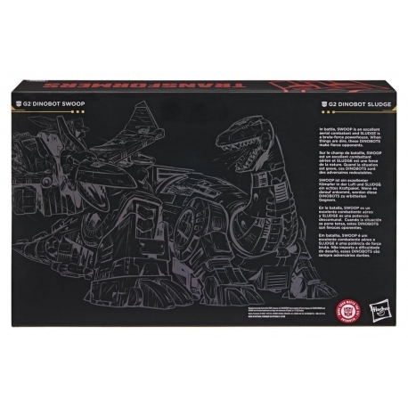 Transformers Age of the Primes Leader Class Pack de 2 Figuras G2 G2 Dinobot Swoop & G2 Dinobot Sludge 19 cm