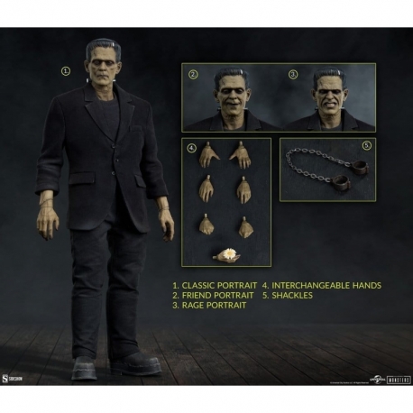 Universal Monsters Action Figure 1/6 Frankenstein (Deluxe Edition) 33 cm