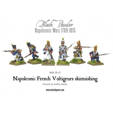 Napoleonic French Voltigeurs Skirmishing