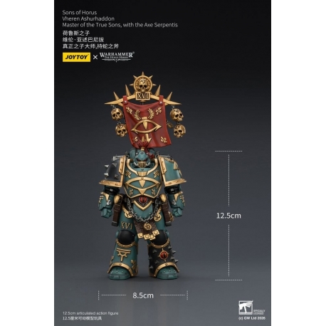 Warhammer The Horus Heresy Action Figure Sons of Horus Vheren Ashurhaddon Master of the True Sons 13 cm