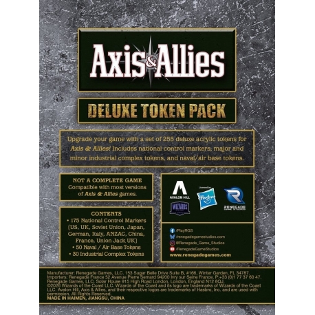 Axis & Allies Deluxe Token Pack (English)