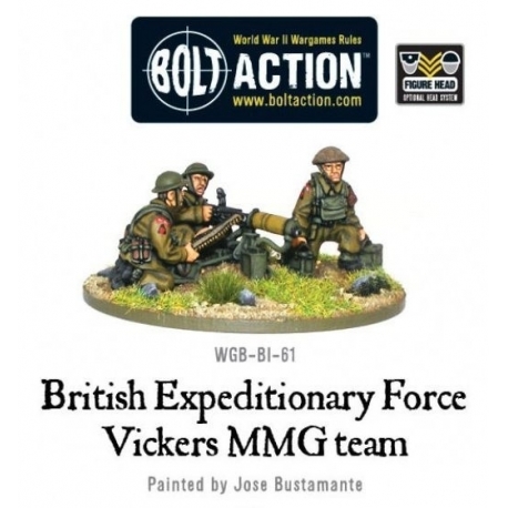 Early War British Vickers MMG Team