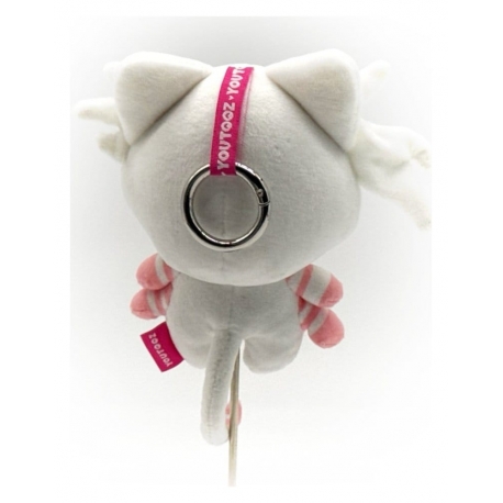 Hazbin Hotel Keychain Plush Angel Dust Kitty 13 cm