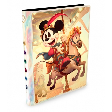Disney Lorcana TCG Attack of the Vine! 9-Pocket Mickey Mouse and Minnie Mouse Fabled Portfolio Album from Ravensburger