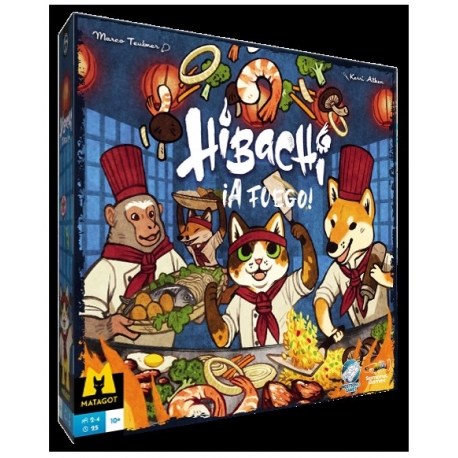 Hibachi ¡A Fuego! board game from Samaruc Games (Spanish)